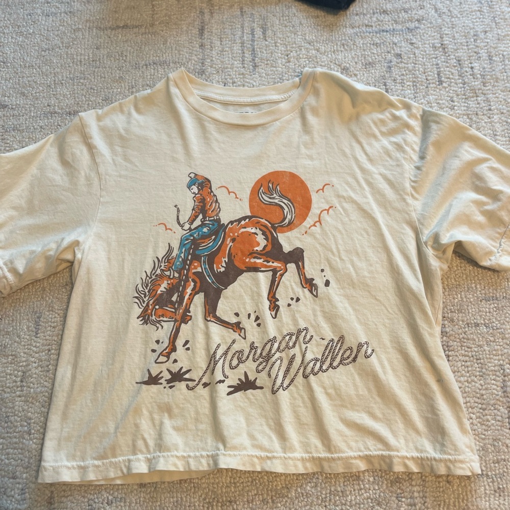 Morgan Wallen cropped shirt